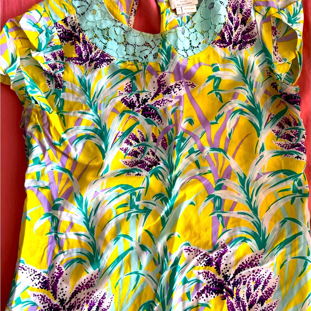 KATE SPADE silk blouse SZ 2